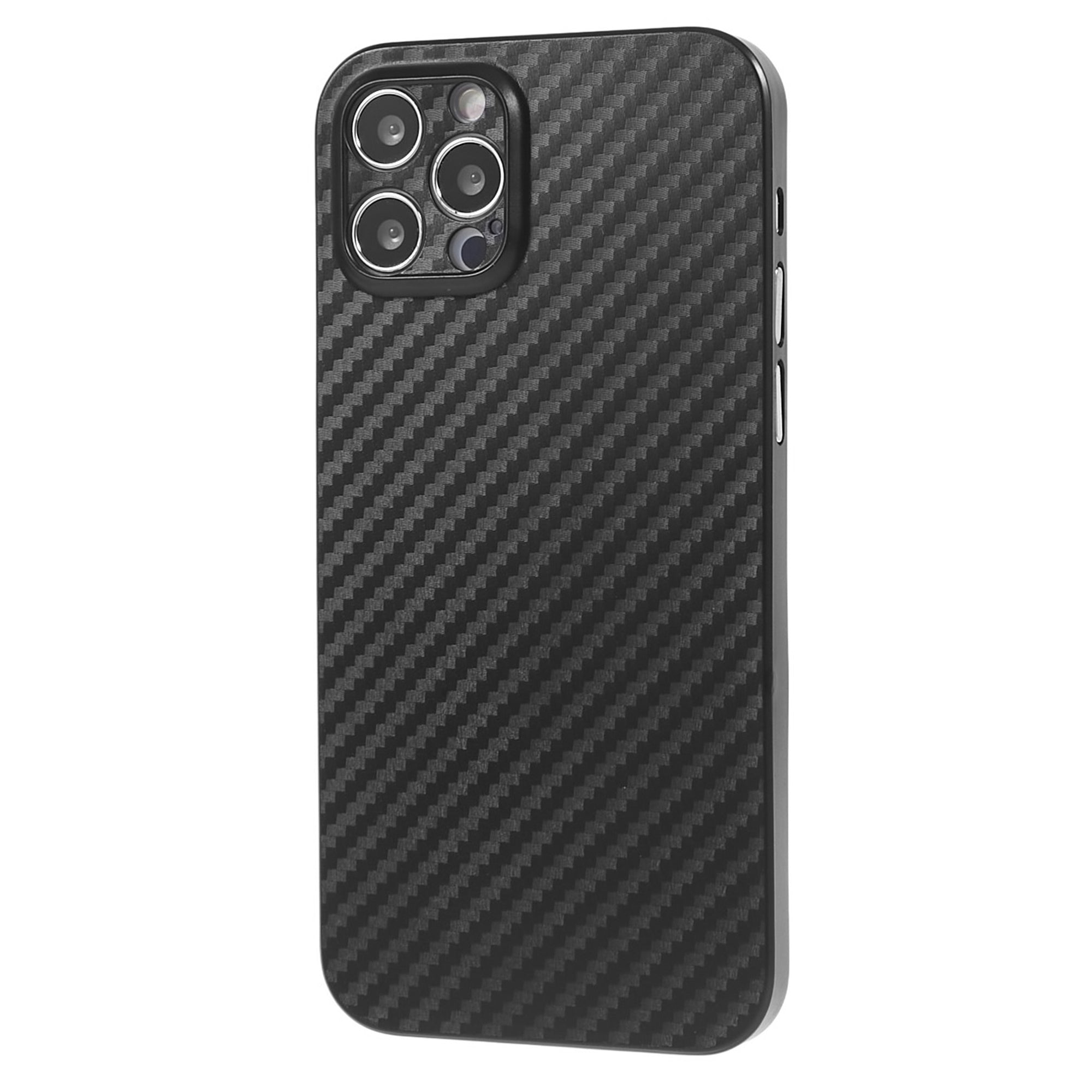 For iPhone 12 Pro 6.1 inch Carbon Fiber Texture PC Cover Super Thin Phone Case (Precise Lens Cutout) For iPhone 12 Pro 6.1 inch Carbon Fiber Texture PC Cover Super Thin Phone Case (Precise Lens Cutout)